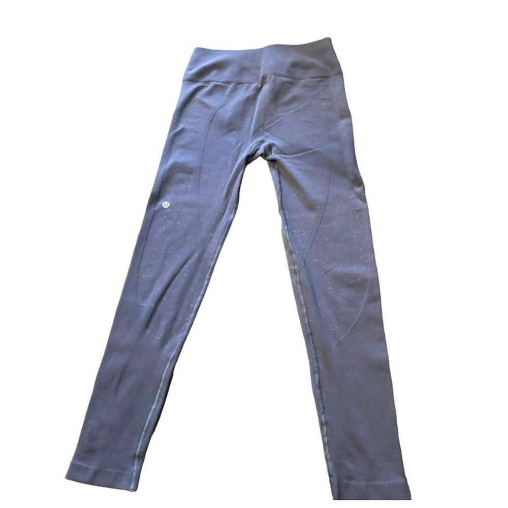 Lululemon purple gray speckle leggings